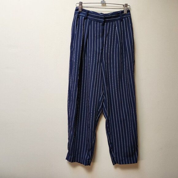 Aritzia Babaton Modesto pants/ navy pinstripe / 0 - Picture 2 of 7
